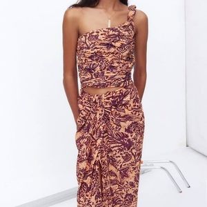 Bali style sarong skirt and top